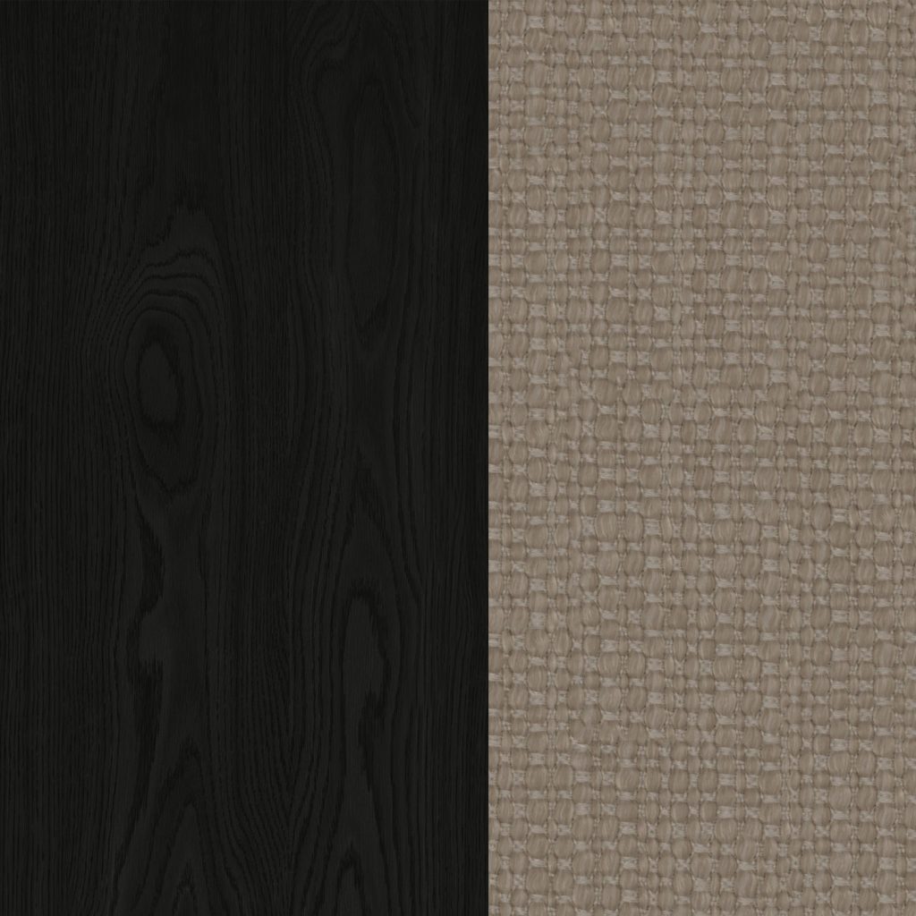 Ebony (Finish code : 505) / Fabric 181